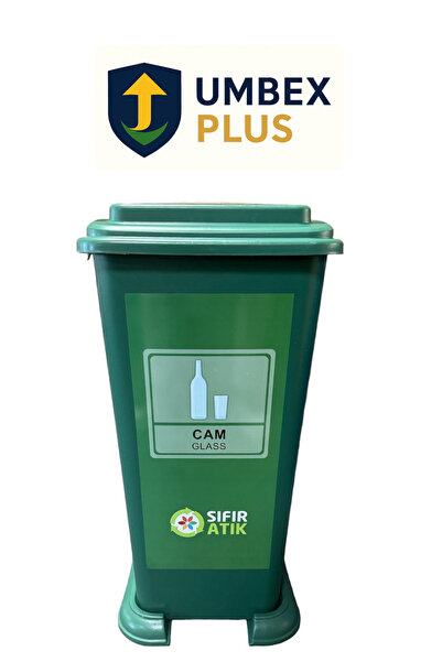 UMBEX PLUS UMBEX 70 Litre Plastik Lüx Geri Dönüşüm Kutusu Geri Dönüşüm Kovası...
