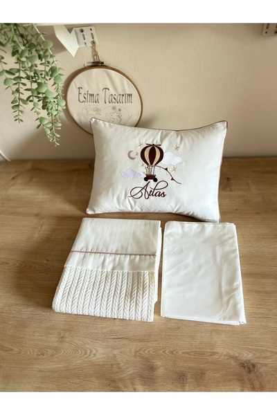 EsimaTasarım Bebek Pike takımı