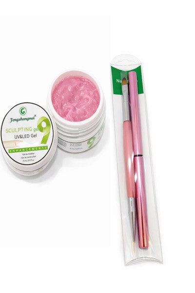 FSM Gel de construcție UV/LED Fengshangmei Nr. 9 + Pensulă aplicare