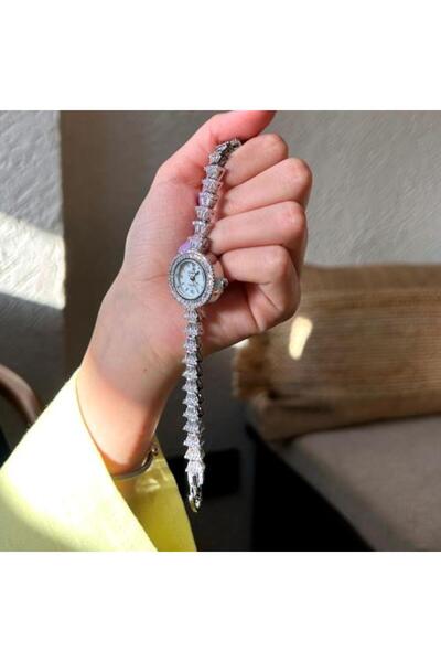 Louis Nice Women's Zircon Watch in Silver