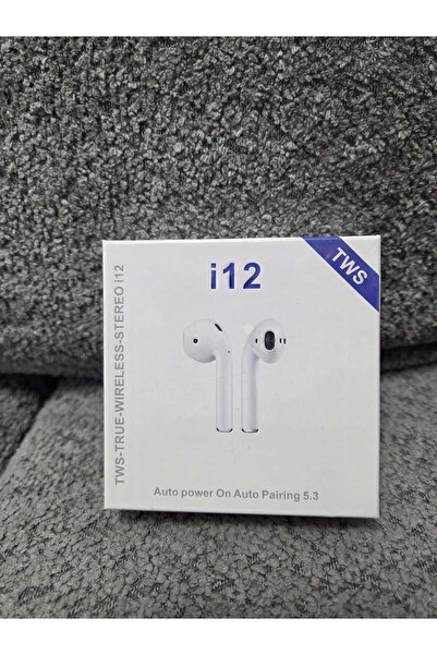 OEM i12 TWS Bluetooth 5.3 Wireless Headphones – Auto Pairing, Stereo Sound