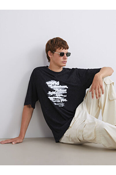 LC Waikiki Zero Roba Collar Printed Combed Cotton Men's T-Shirt from Uzg Stor...