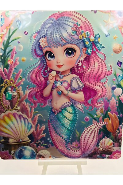 DUCK HOBY 21X25 Beaded Stone Mosaic Diamond Painting for Kids Tapestry Board ...