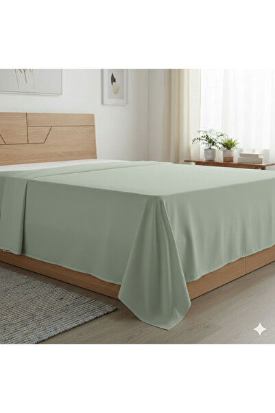 INTER Z King Size Flat Sheet Cotton Fabric Non-Elastic Sheet 240X260