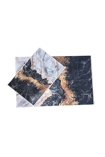 PATRU ANOTIMPURI Set de covorașe de baie antiderapante, 2 bucăți