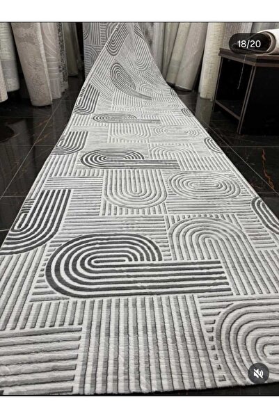 Nesrin KAYMAZ JEL TABAN MODERN KESME YOLLUK SALON HALISI KENDİNDEN ŞEKİLLİ Sİ...