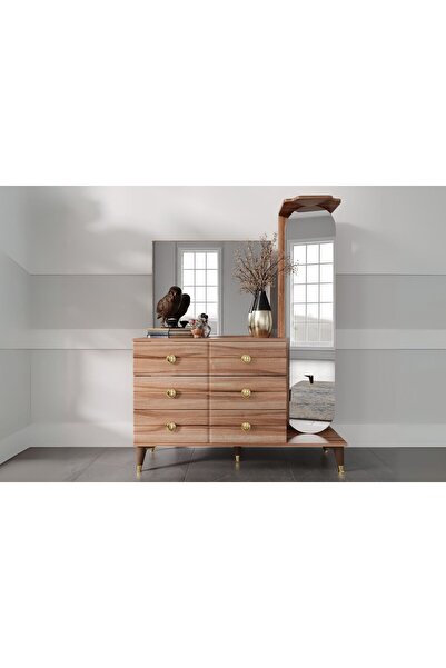 Doressa Home Rudd Brown Boy Aynalı Şifonyer