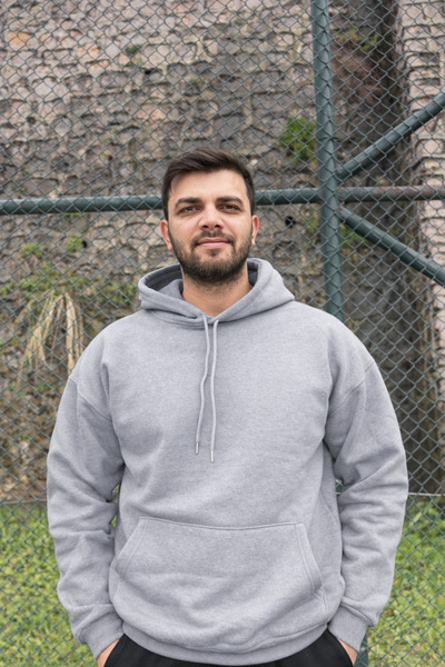 ManifestoGo Men's Oversized Hooded Sweatshirt