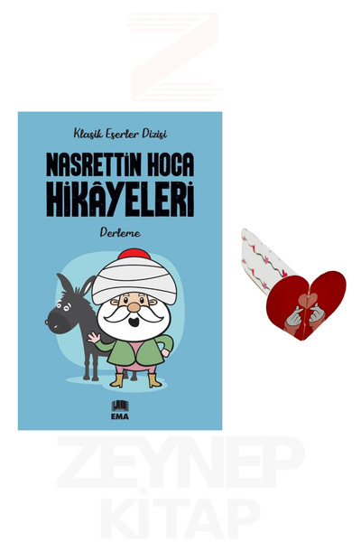 Ema Kitap Nasrettin Hoca Hikayeleri (Klasik Eserler Dizisi) Kalp Ayraç Hediye