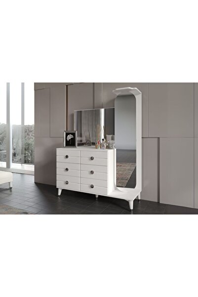 Doressa Home Rudd White Boy Aynalı Şifonyer