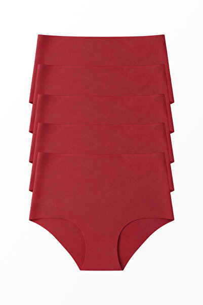 Stoykis مجموعة من 5 قطع من الملابس الداخلية النسائية ذات الخصر العالي المقطوع...