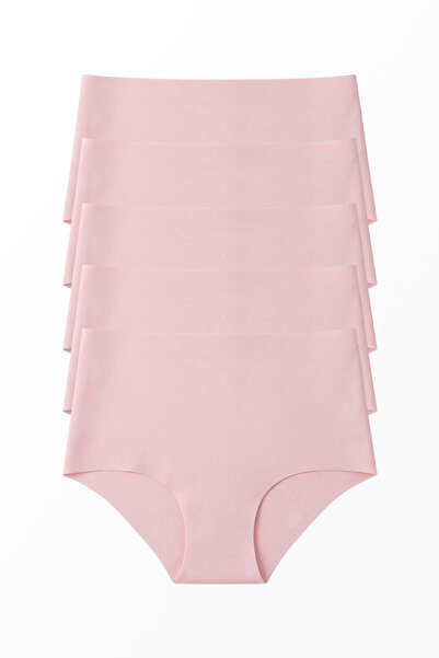 Stoykis 5 Pieces Laser Cut Seamless High Waist Women's Panties Set - Extra Fl...