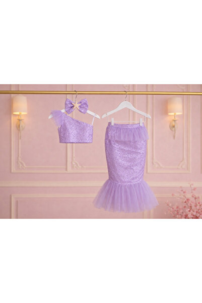 NA ADDESIGN Sequined Princess Mermaid Costume, Fish Skirt Mermaid Suit