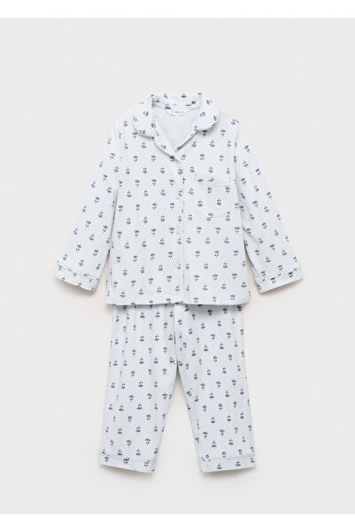 MANGO Baby Çiçek desenli pijama