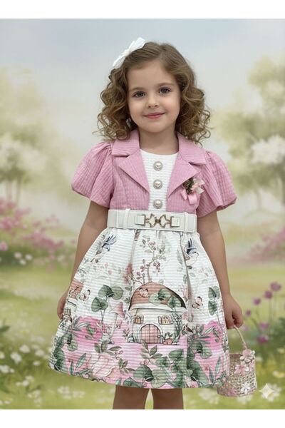 Pyramid masterpieces Girls midi dress