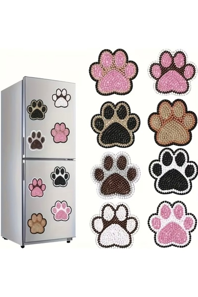 Sujewelleryy Paw Elmas Boyama Dolap Magneti