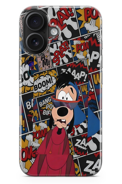 moonset Iphone 16 Uyumlu Baskılı Yumuşak Silikon Şeffaf Telefon Kılıfı