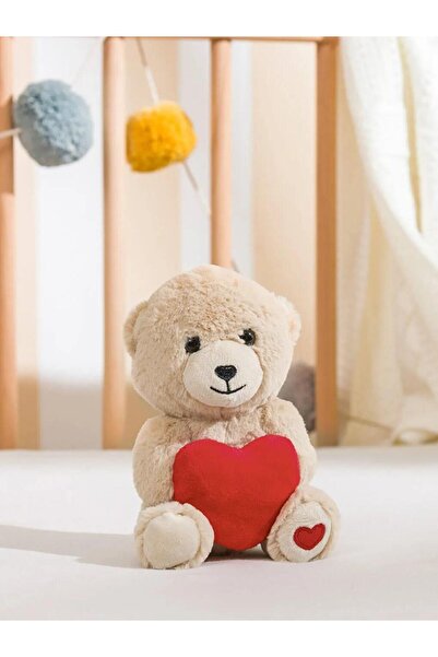 LC Waikiki Plush Baby Throw Pillow with Bear Figure 17 cm (S6)