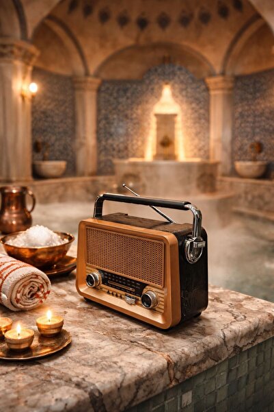 MEMİTA Everton rt-756 usb am-sw-fm bluetooth nostalji büyük boy radyo