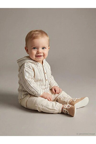 LC Waikiki قميص وبنطلون بغطاء للرأس للأطفال الأولاد (S6)