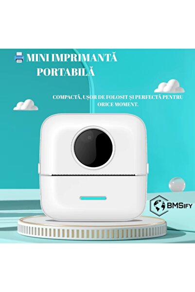 BMSIFY Mini imprimantă termică portabilă
