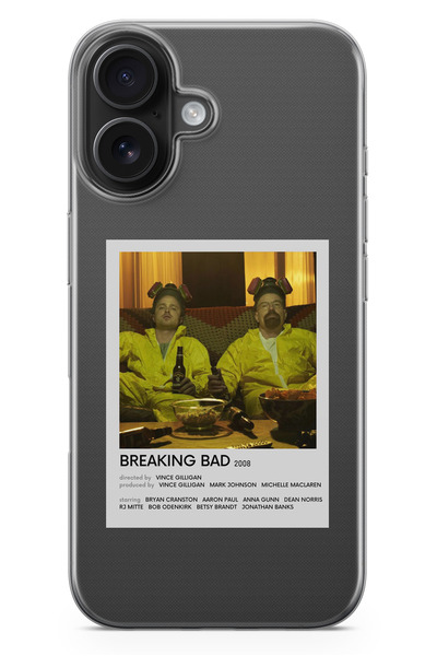 moonset Iphone 16 Uyumlu Baskılı Yumuşak Silikon Şeffaf Telefon Kılıfı