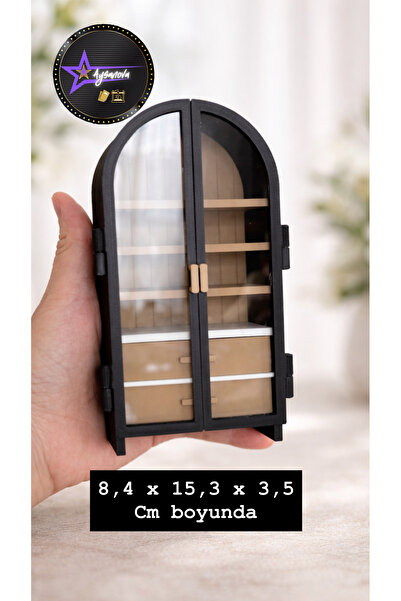 aysanova Modern MinyatürKitaplık Vitrin Dolap – Dekoratif Organizer-Kitap Sev...
