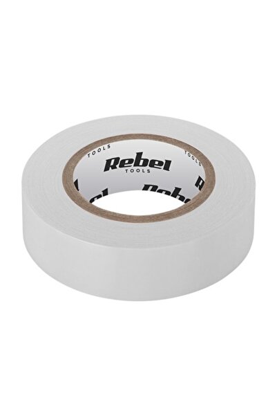 Rebel Bandă izolatoare electrică albă 0.13mm x 19mm x 20YD
