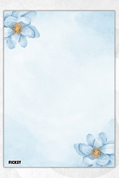 Ficksy دفتر ملاحظات A5 بدون خطوط - 50 ورقة - مذكرة - دفتر ملاحظات - ورق ملاحظات