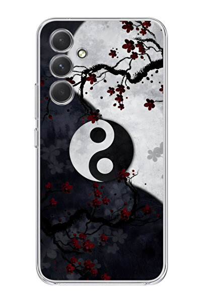 moonset Samsung Galaxy S25 FE Uyumlu Baskılı Yumuşak Silikon Şeffaf Telefon K...