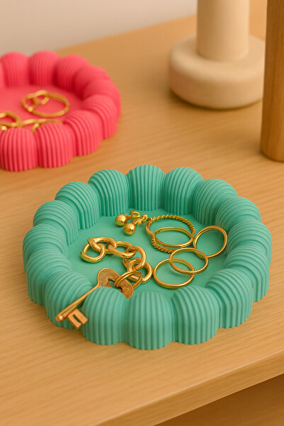 END Design طبق زخرفي مخطط متعدد الاستخدامات - منظم متعدد الأغراض للمجوهرات، و...