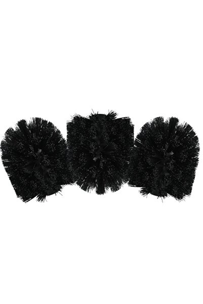 OEM Set 3 capete de inlocuire perie toaleta, peri durabili pentru curatarea t...