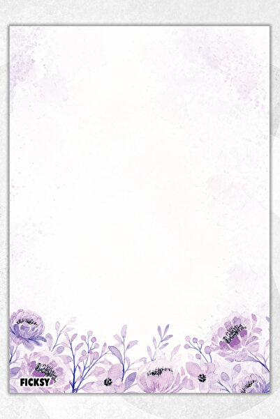 Ficksy دفتر ملاحظات A5 بدون خطوط - 50 ورقة - مذكرة - دفتر ملاحظات - ورق ملاحظات