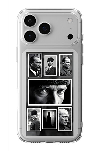 moonset Iphone 17 Pro Max Uyumlu Baskılı Yumuşak Silikon Şeffaf Telefon Kılıfı