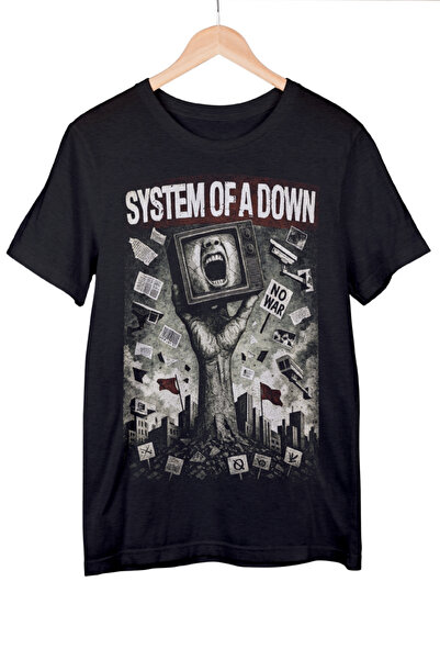 Texclusive System of a down Tshirt Black Unisex Rock Metal Tshirt