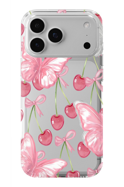 moonset Iphone 17 Pro Max Uyumlu Baskılı Yumuşak Silikon Şeffaf Telefon Kılıfı