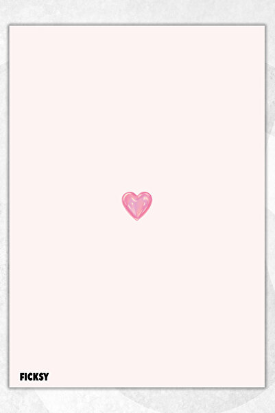 Ficksy دفتر ملاحظات A5 Love بدون خطوط - 50 ورقة - مذكرة - دفتر ملاحظات - دفتر...