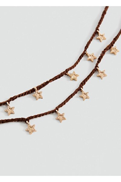 Mango Teen Boncuklu çoklu kolye