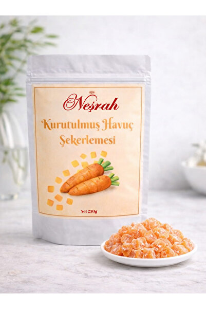 NEŞRAH حلوى الجزر المجففة 250 جرام (حلوى ناعمة)