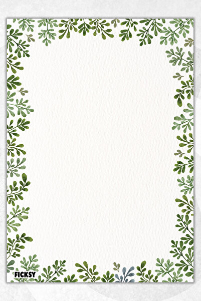 Ficksy دفتر ملاحظات A5 بدون خطوط - 50 ورقة - مذكرة - دفتر ملاحظات - ورق ملاحظات