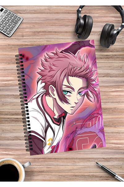 mertfigur Blue Lock Itoshi Sae Spiral Notebook A5 (50 Sheets)