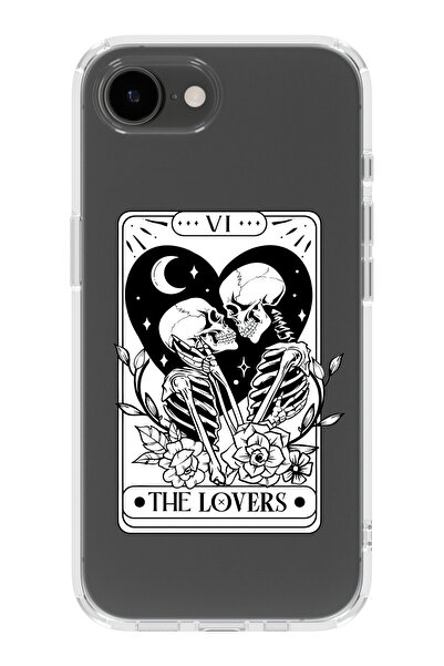 moonset Iphone 16E Uyumlu Baskılı Yumuşak Silikon Şeffaf Telefon Kılıfı