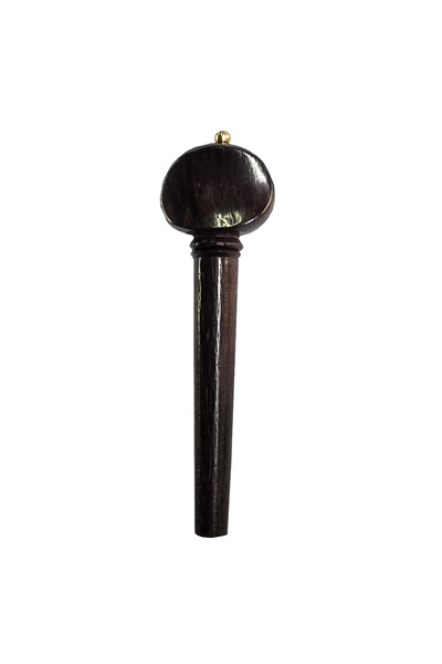Audiosat 4/4 Rosewood Violin Tuning Peg with Gold Ball - Standard Model