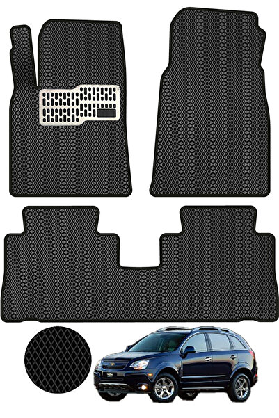 rebols Chevrolet Captiva 2006-2011 Uyumlu Araca Özel Eva Oto Paspas Takımı