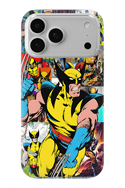 moonset Iphone 17 Pro Uyumlu Baskılı Yumuşak Silikon Şeffaf Telefon Kılıfı