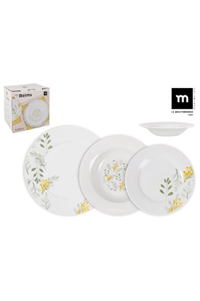 Reima Reims Dinner Set MD, Round Shape, 18 Pieces, Elegant Design
