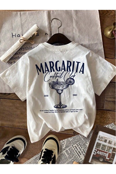 Framgan Tricou de damă din bumbac, cu decolteu rotund, imprimat față și spate...