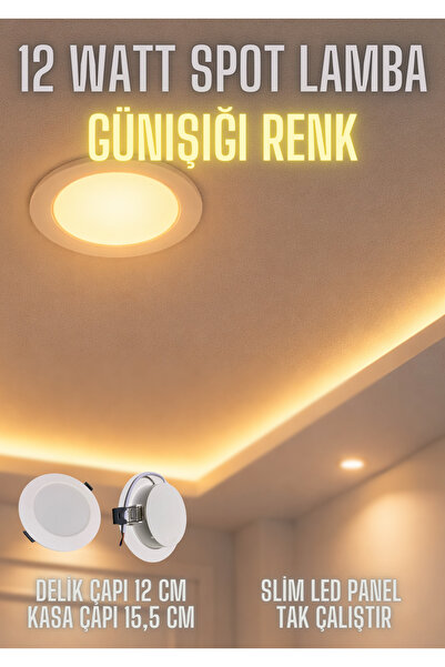 GLOWELL 12w Günışığı Spot Lamba, Yüksek Lümen Tak Çalıştır Trafosu İçinde, Sl...