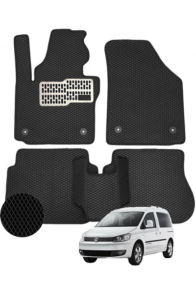 rebols Volkswagen Caddy 2003-2015 Uyumlu Araca Özel Eva Oto Paspas Takımı