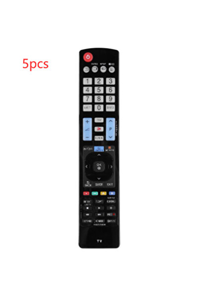 APWIKOGER 5 قطع من أجهزة التحكم عن بعد العالمية لأجهزة تلفزيون LCD، متوافقة م...
